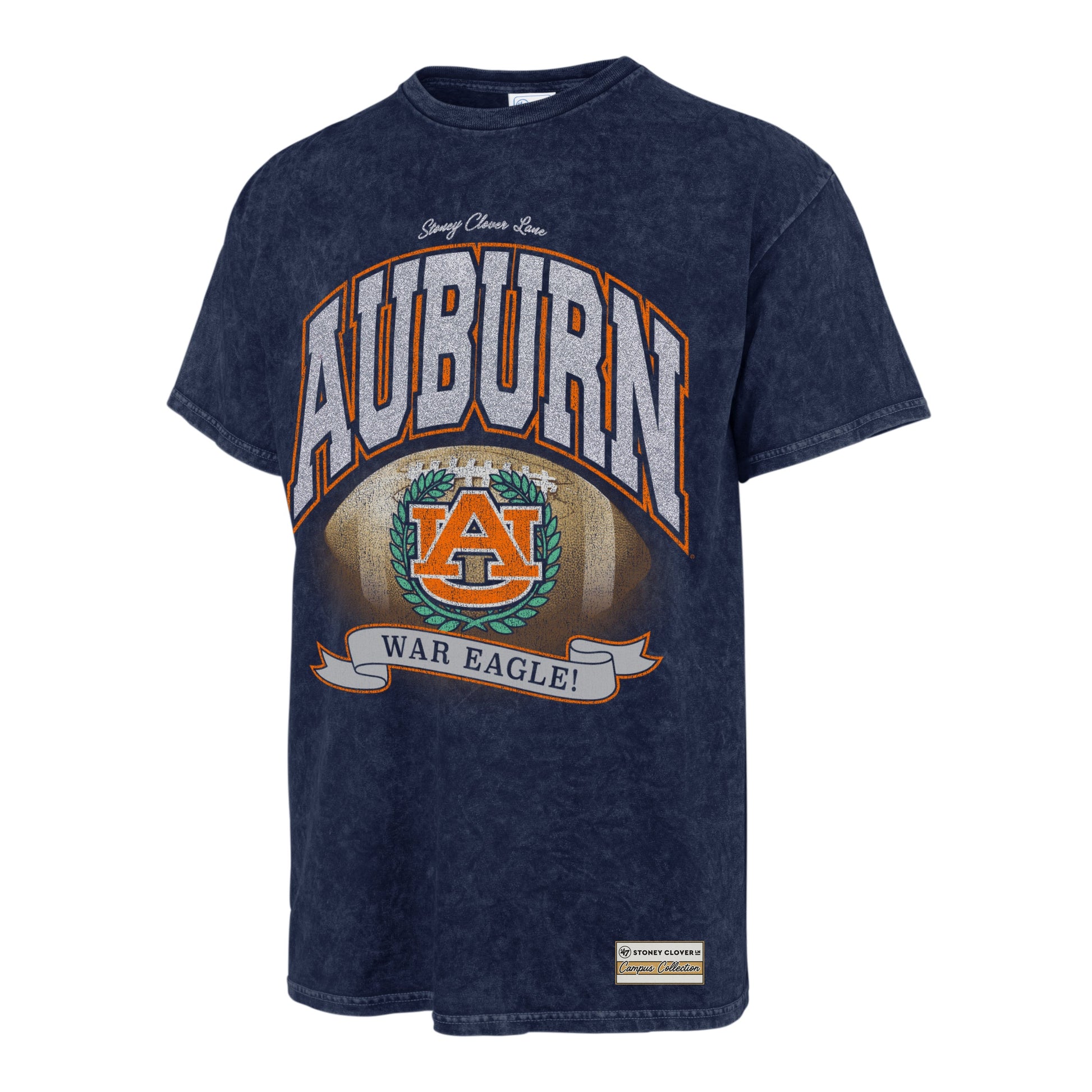 AUBURN TIGERS STONEY CLOVER LANE X '47 VINTAGE TUBULAR TEE