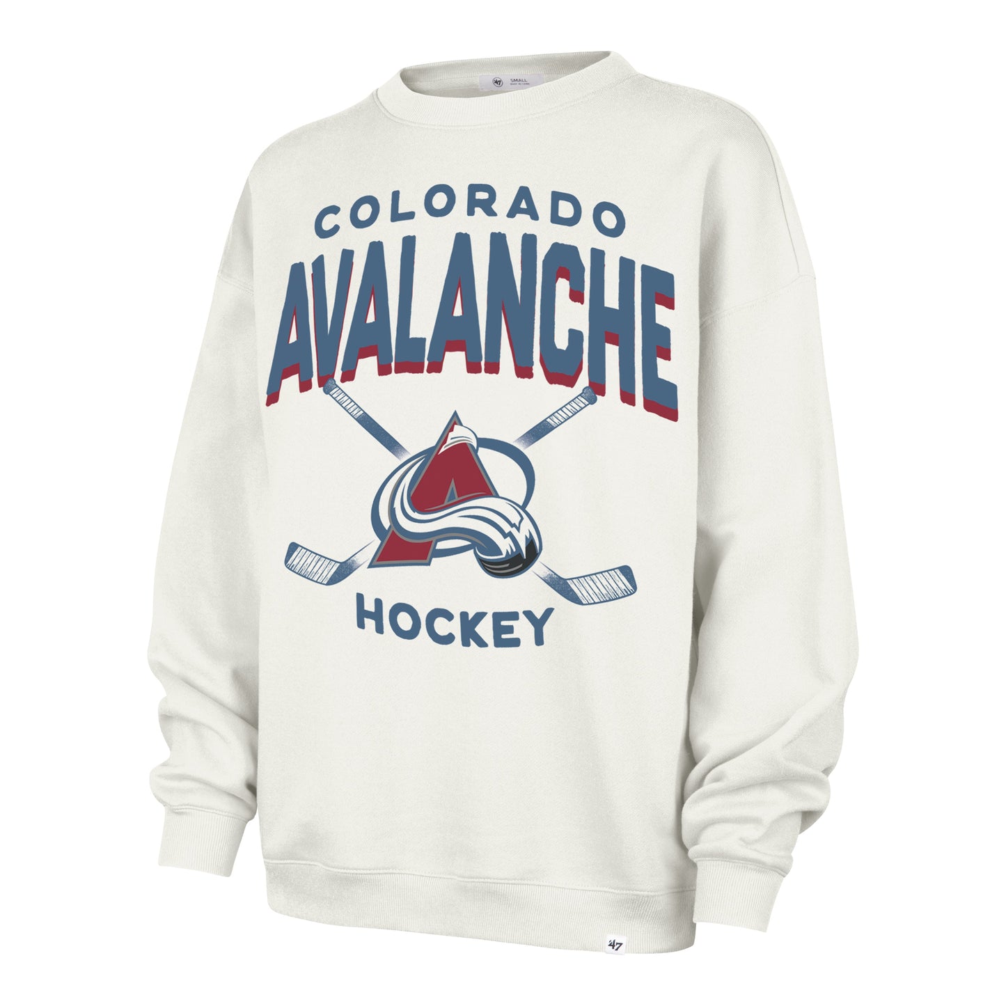 COLORADO AVALANCHE ARCH CLOUD '47 OVERSIZED CREW WOMENS