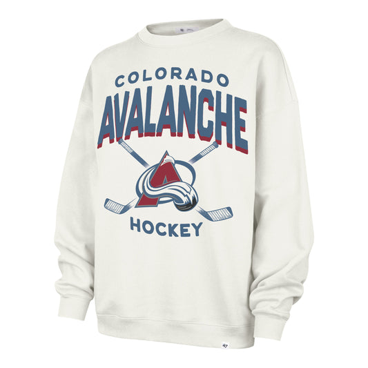 COLORADO AVALANCHE ARCH CLOUD '47 OVERSIZED CREW WOMENS