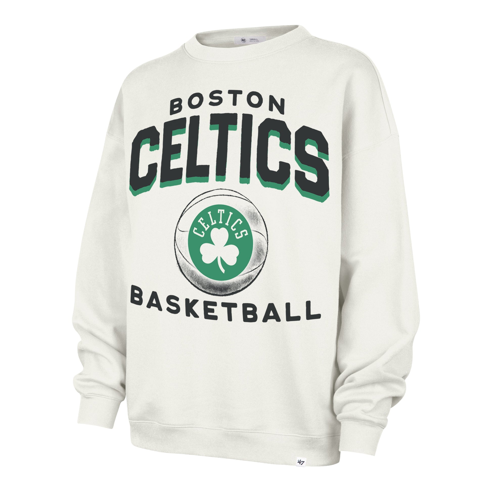 BOSTON CELTICS ARCH CLOUD '47 OVERSIZED CREW WOMENS