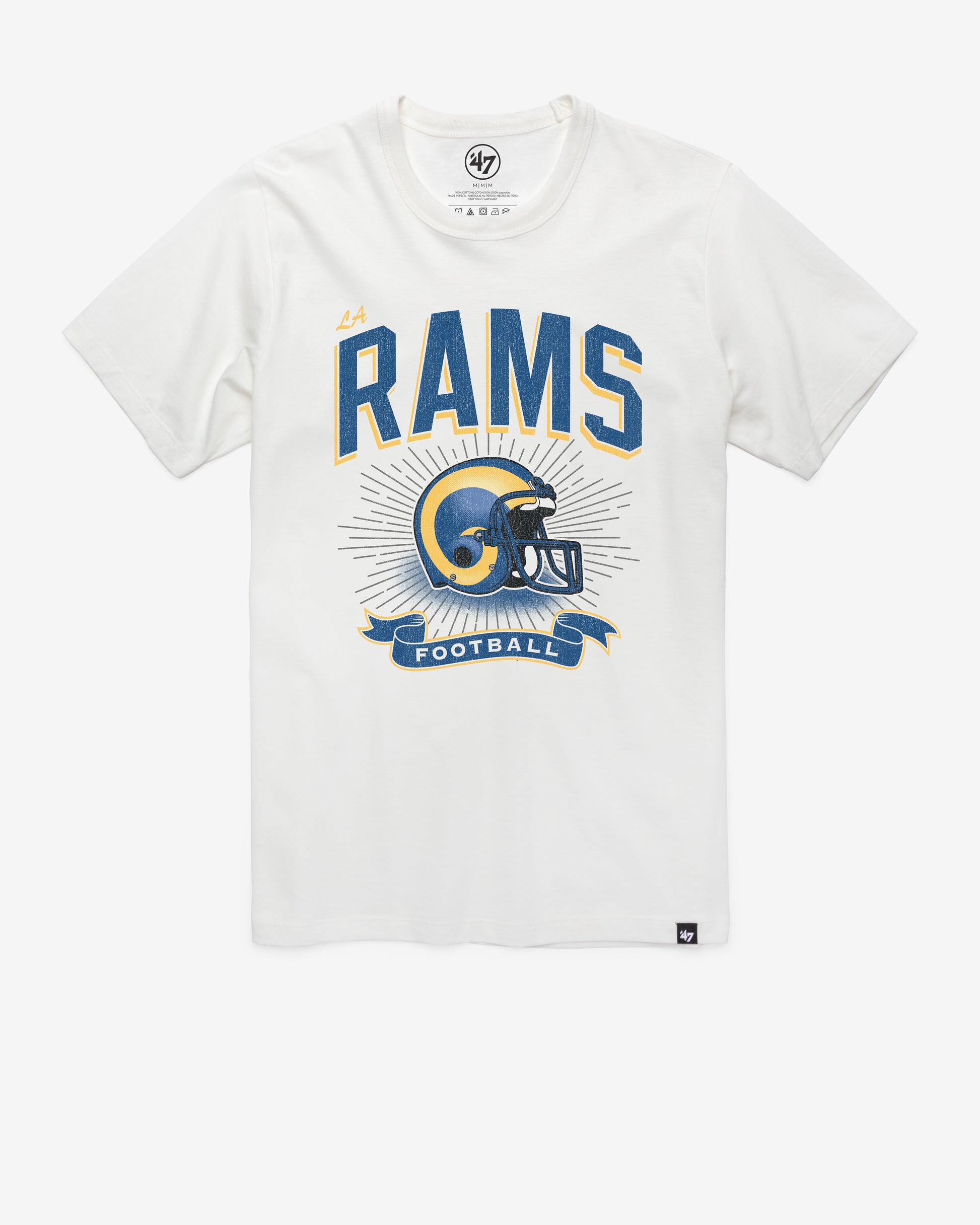 LOS ANGELES RAMS HISTORIC PRIME PLAY '47 FRANKLIN TEE