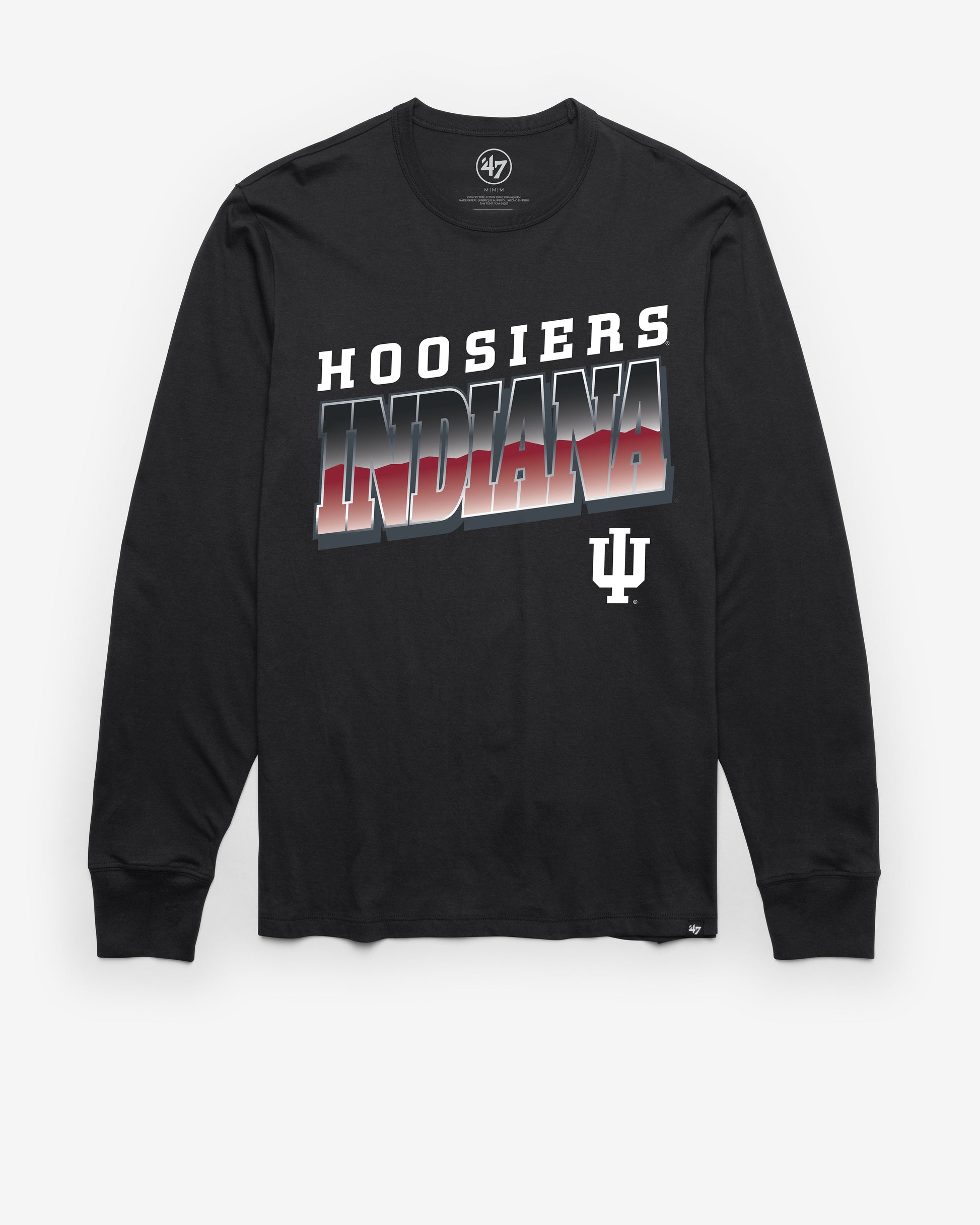 INDIANA HOOSIERS POLISHED '47 FRANKLIN LONG SLEEVE TEE