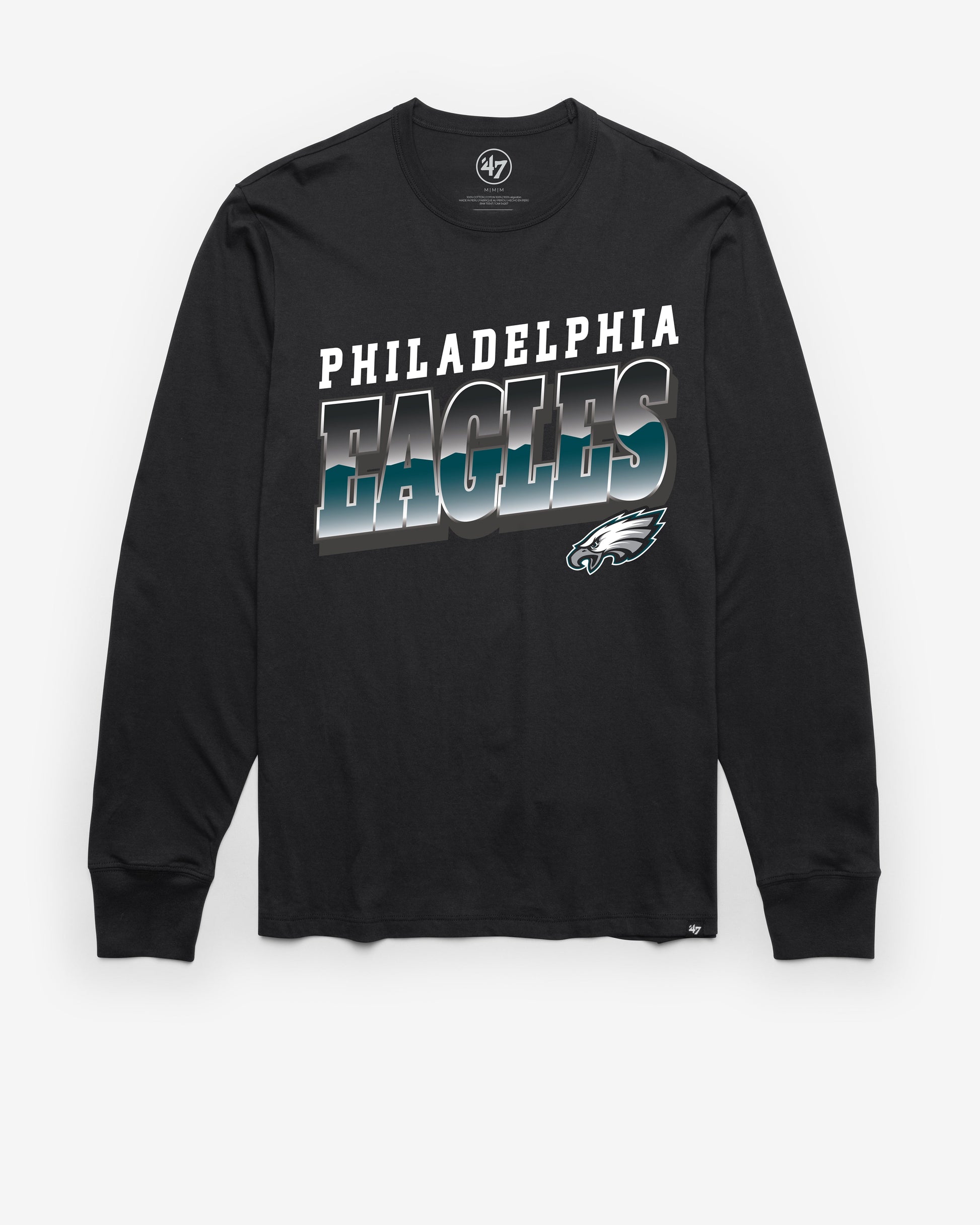PHILADELPHIA EAGLES POLISHED '47 FRANKLIN LONG SLEEVE TEE