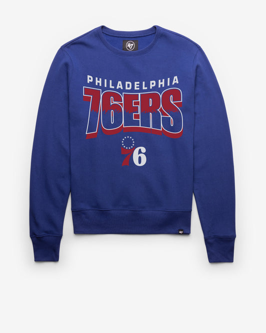 PHILADELPHIA 76ERS BRUSH BY '47 HEADLINE CREW