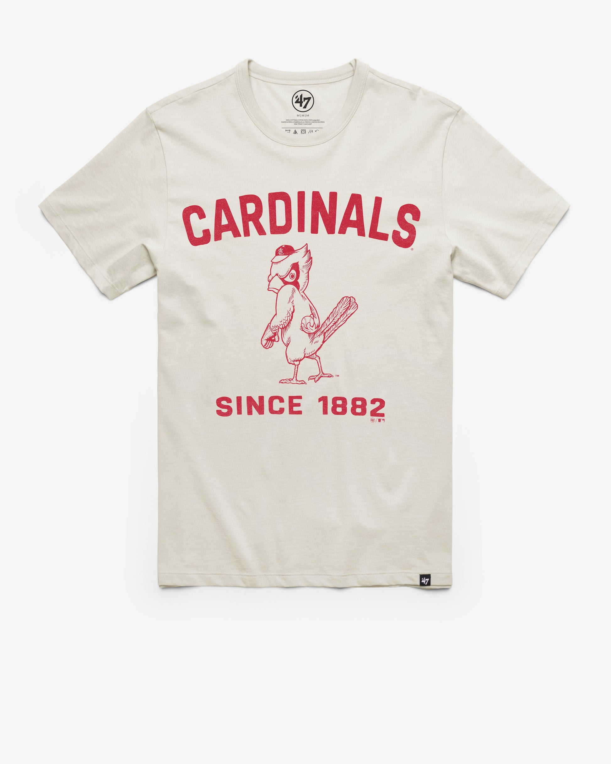 ST. LOUIS CARDINALS COOPERSTOWN DUSTER '47 FRANKLIN TEE