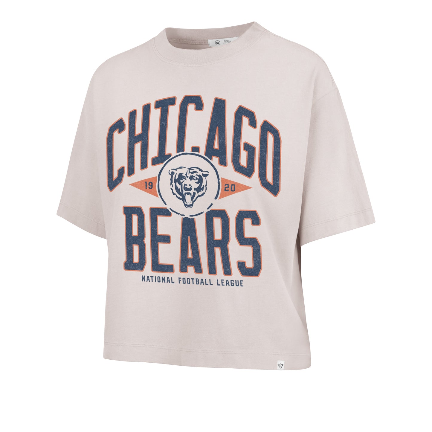 CHICAGO BEARS WINDTHROW '47 RAVINE CROP TEE WOMENS
