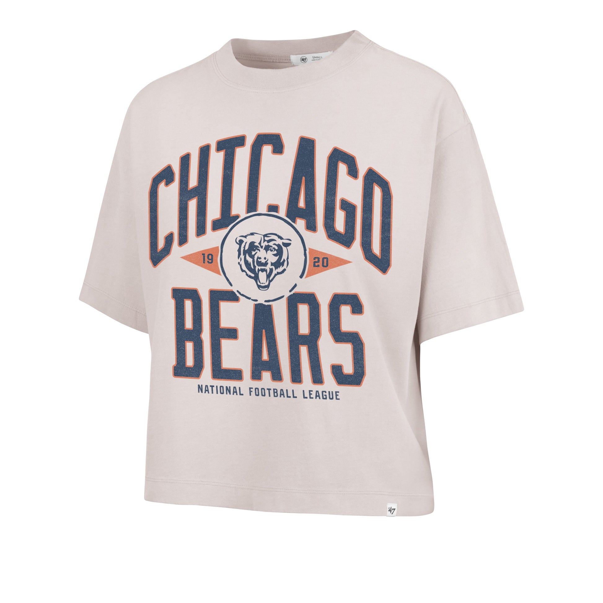 CHICAGO BEARS WINDTHROW '47 RAVINE CROP TEE WOMENS