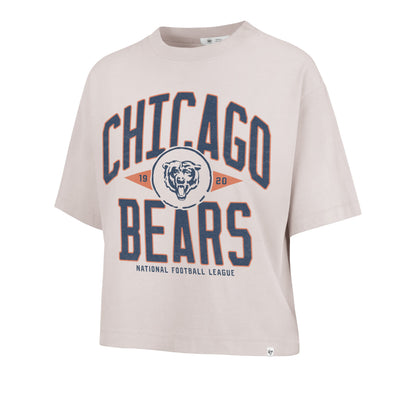 CHICAGO BEARS WINDTHROW '47 RAVINE CROP TEE WOMENS