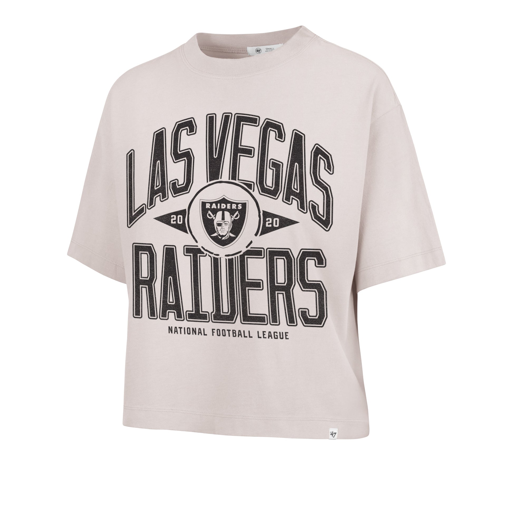 LAS VEGAS RAIDERS WINDTHROW '47 RAVINE CROP TEE WOMENS