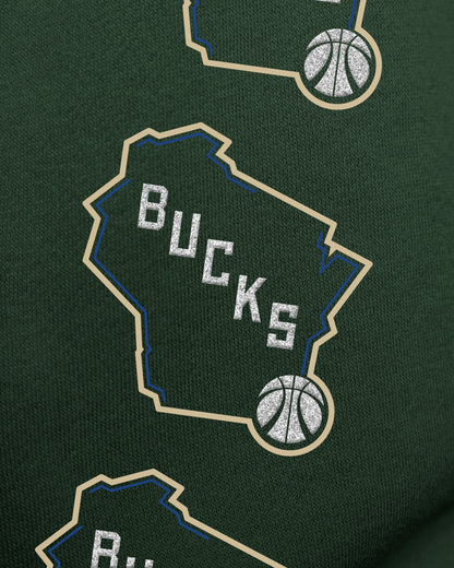 MILWAUKEE BUCKS GO BIG '47 OVERSIZED CREW WOMENS