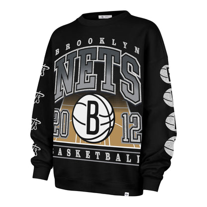 BROOKLYN NETS GO BIG '47 OVERSIZED CREW WOMENS