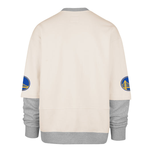 GOLDEN STATE WARRIORS TRIFECTA '47 DOUBLE LAYERED SNAP CREW