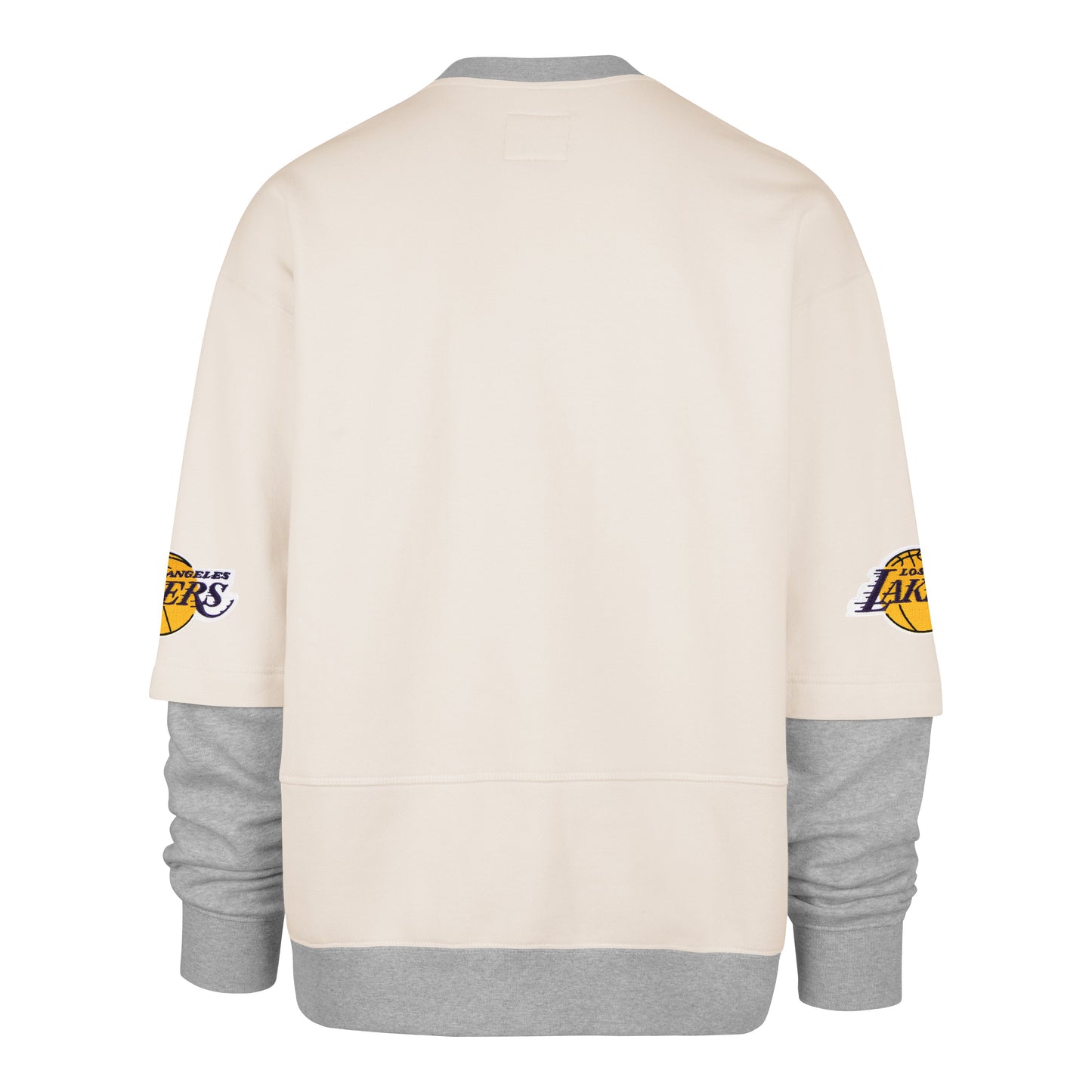 LOS ANGELES LAKERS TRIFECTA '47 DOUBLE LAYERED SNAP CREW