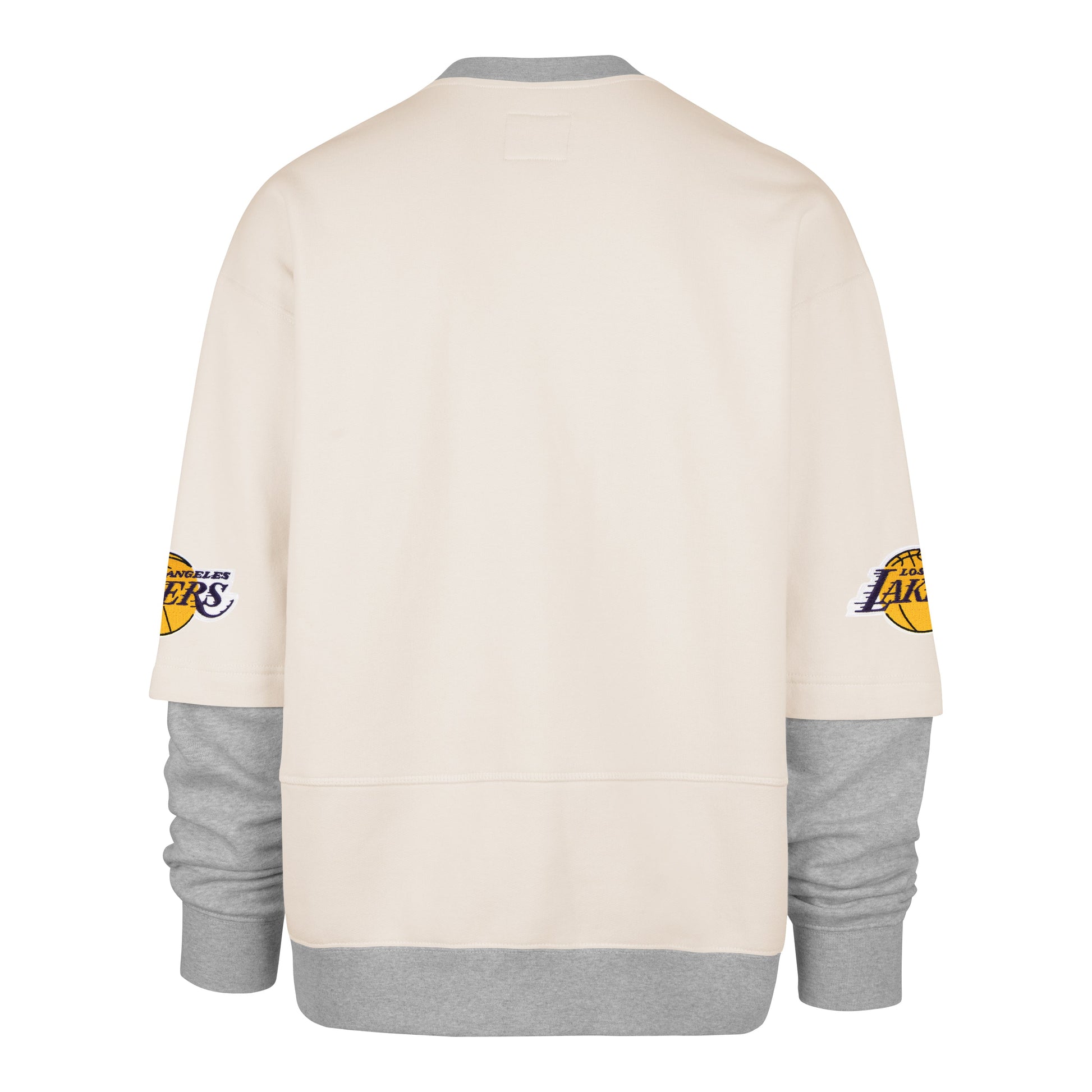 LOS ANGELES LAKERS TRIFECTA '47 DOUBLE LAYERED SNAP CREW