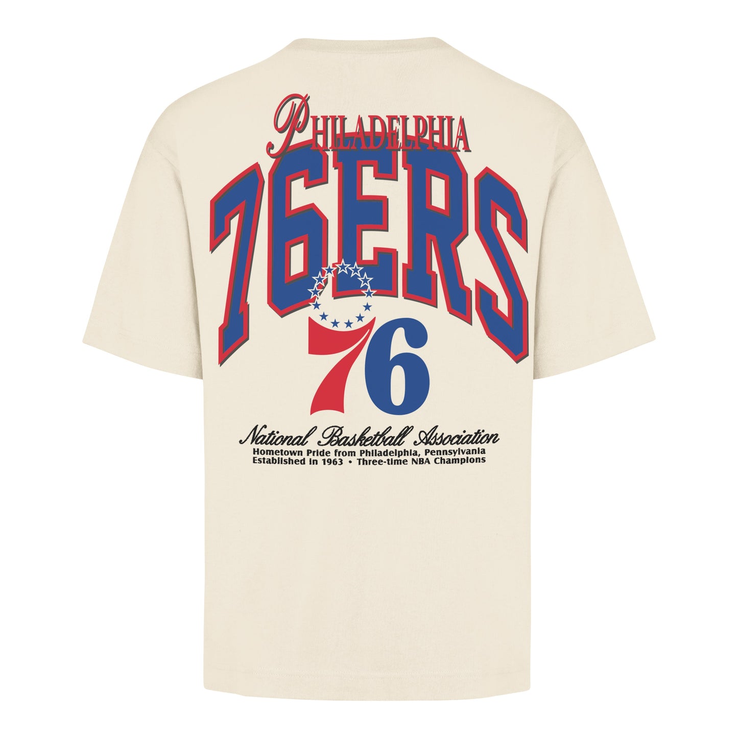 PHILADELPHIA 76ERS BACK DOOR POCKET '47 FOUNDATION TEE