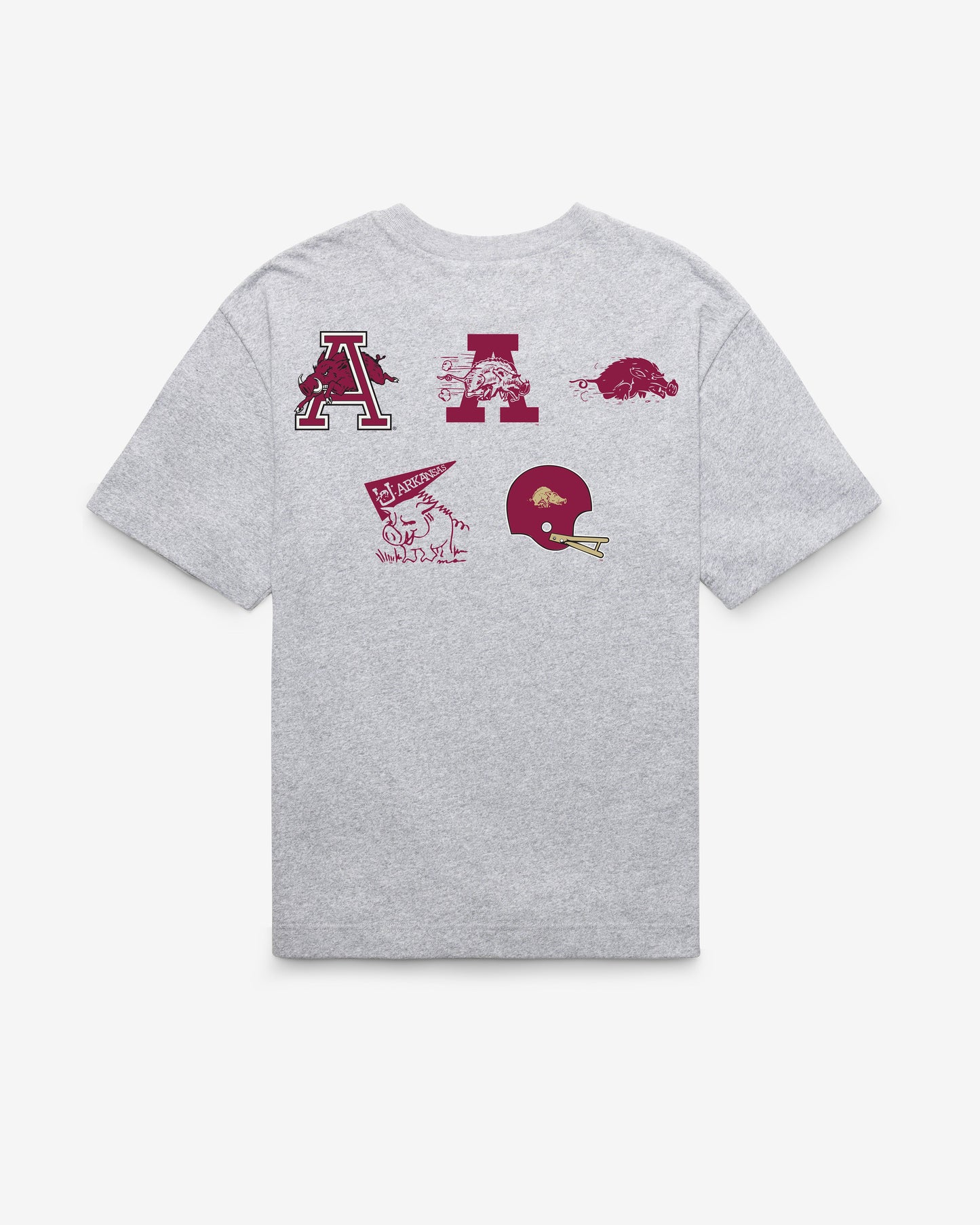 ARKANSAS RAZORBACKS VINTAGE HISTORY LOCK '47 FOUNDATION TEE