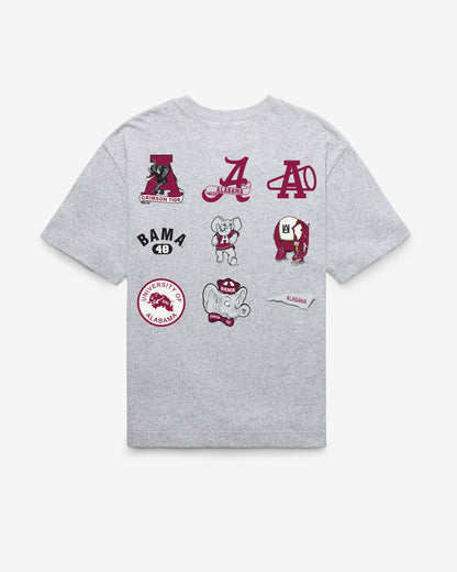 ALABAMA CRIMSON TIDE VINTAGE HISTORY LOCK '47 FOUNDATION TEE