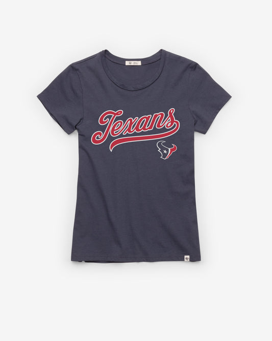 HOUSTON TEXANS TAIL SWEEP '47 FRANKIE TEE WOMENS