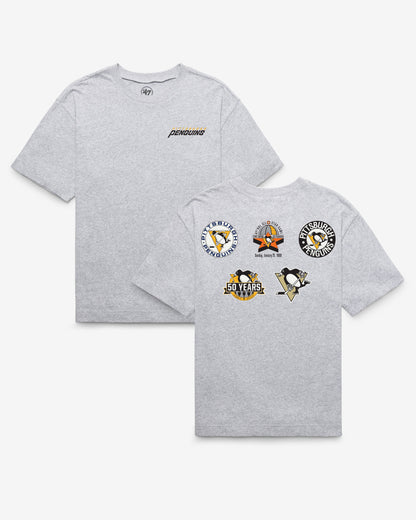 PITTSBURGH PENGUINS VINTAGE HISTORY LOCK '47 FOUNDATION TEE