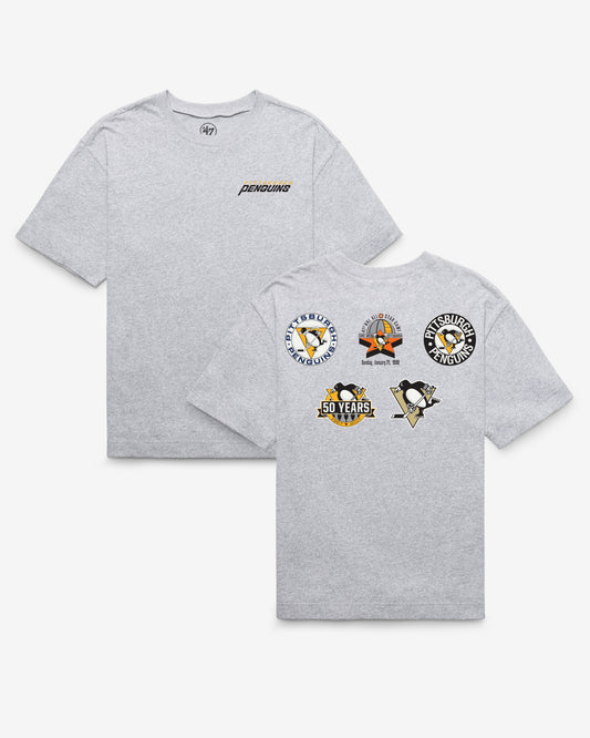 PITTSBURGH PENGUINS VINTAGE HISTORY LOCK '47 FOUNDATION TEE