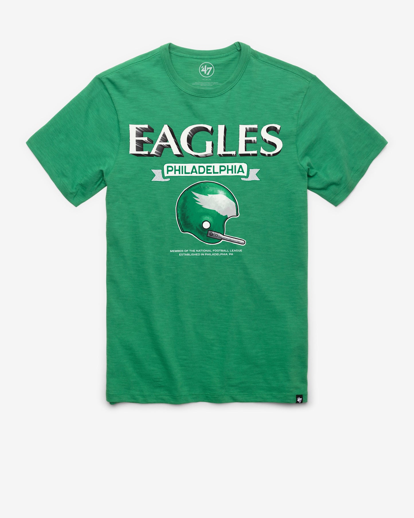PHILADELPHIA EAGLES HISTORIC LONG HAUL '47 SCRUM TEE