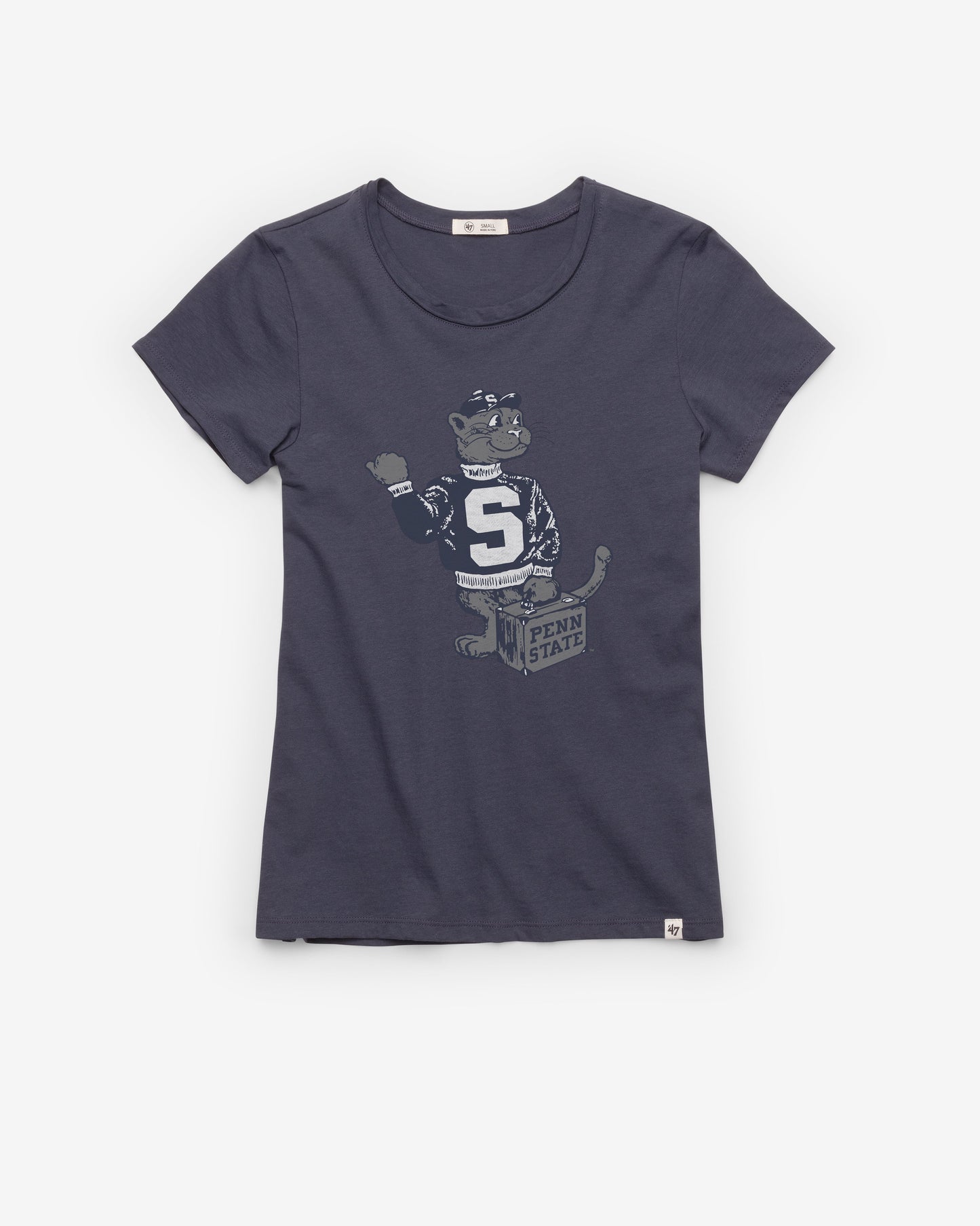 PENN STATE NITTANY LIONS VINTAGE PREMIER '47 FRANKIE TEE WOMENS