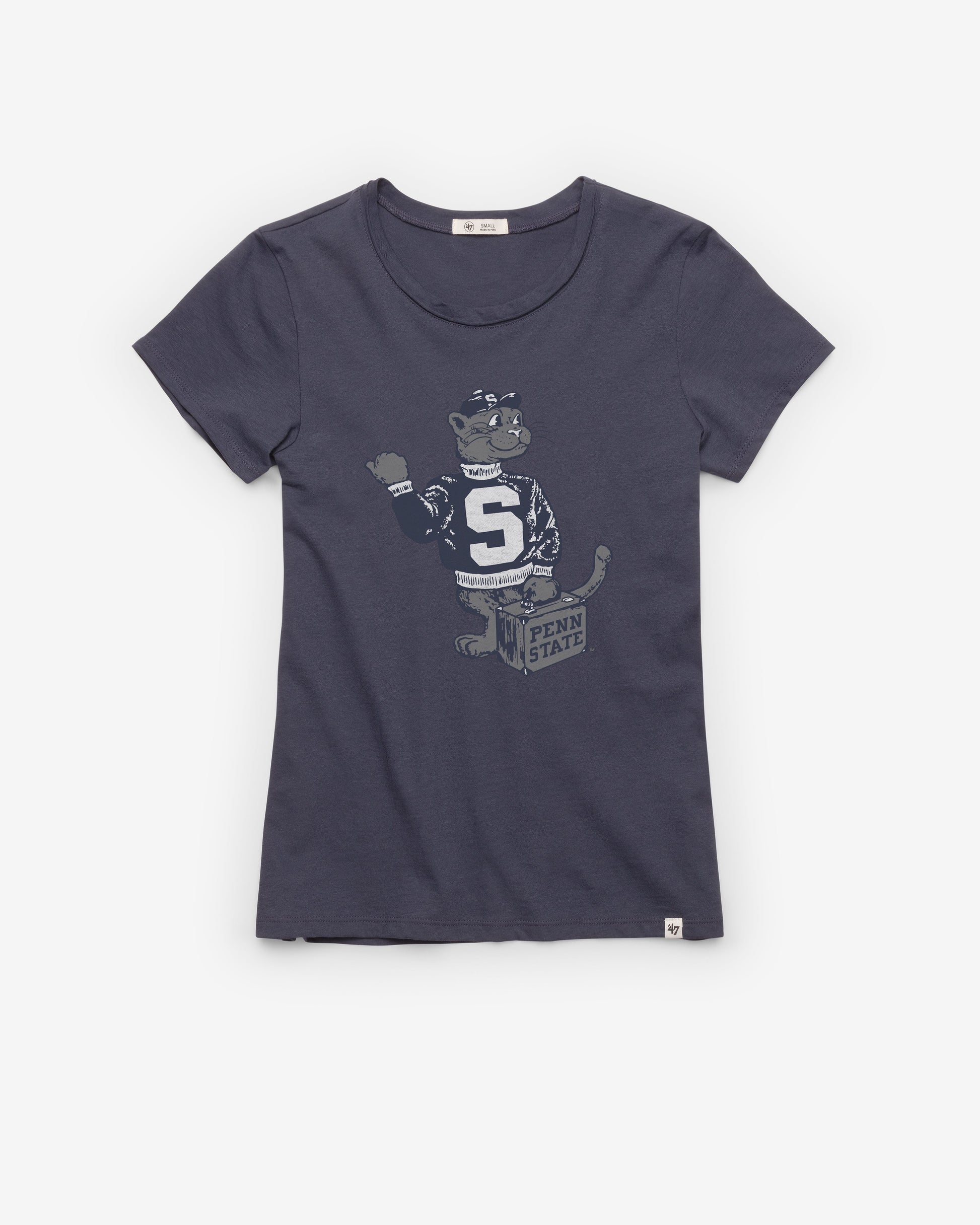 PENN STATE NITTANY LIONS VINTAGE PREMIER '47 FRANKIE TEE WOMENS