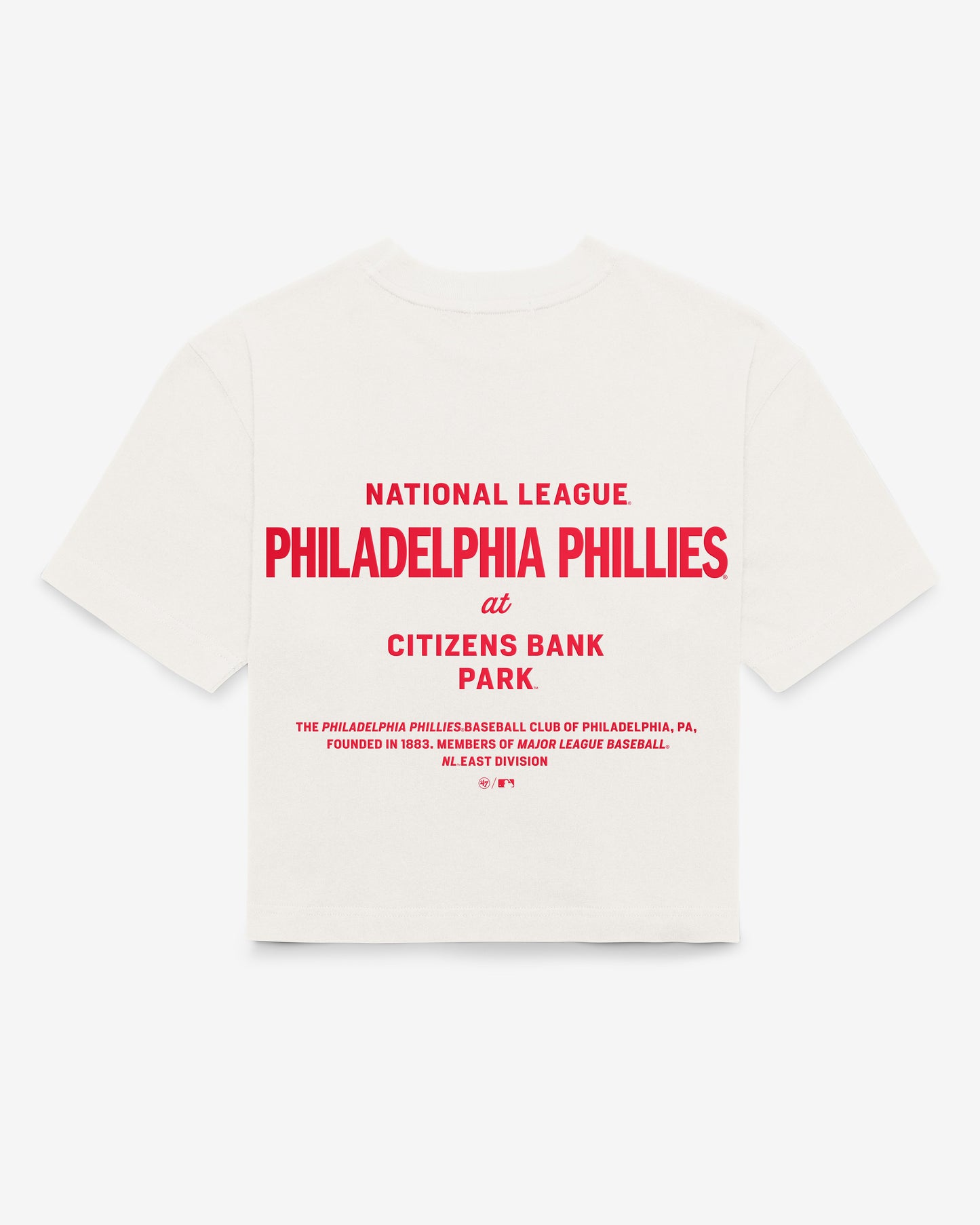 PHILADELPHIA PHILLIES LEON '47 FOUNDATION CITY TEE WOMENS