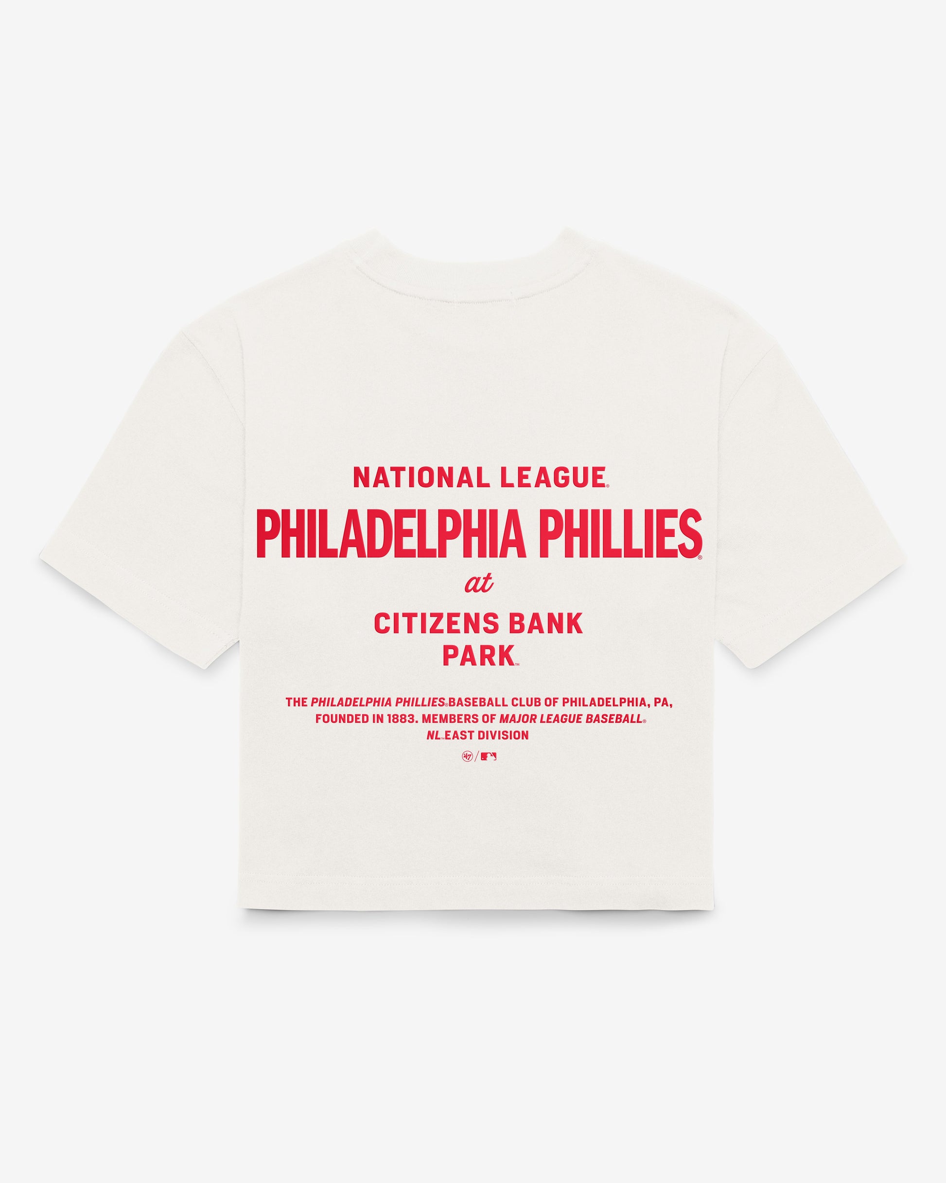 PHILADELPHIA PHILLIES LEON '47 FOUNDATION CITY TEE WOMENS