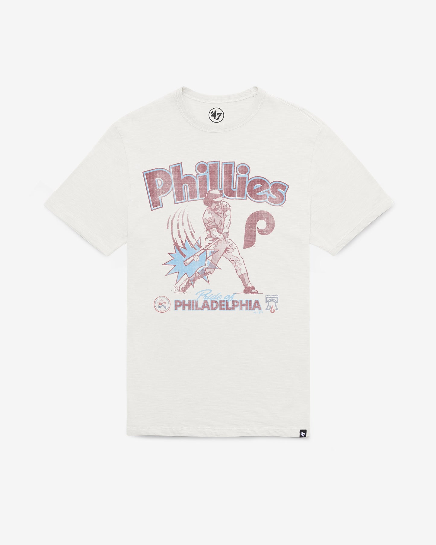 PHILADELPHIA PHILLIES COOPERSTOWN SWINGIN' '47 SCRUM TEE