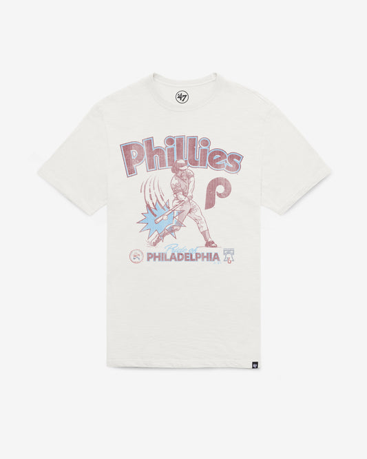 PHILADELPHIA PHILLIES COOPERSTOWN SWINGIN' '47 SCRUM TEE