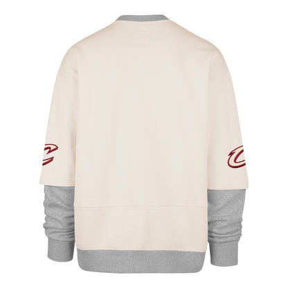 CLEVELAND CAVALIERS TRIFECTA '47 DOUBLE LAYERED SNAP CREW