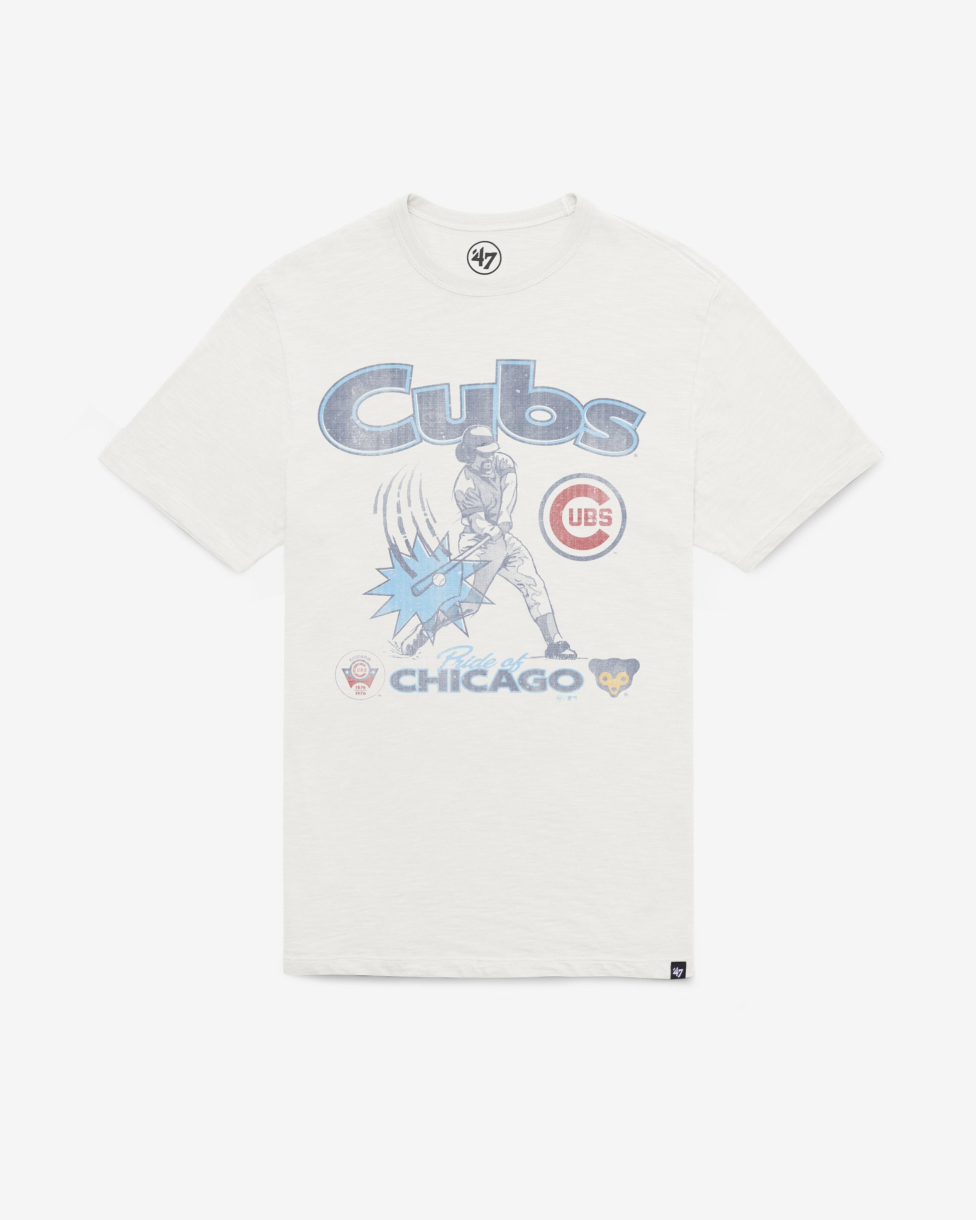 CHICAGO CUBS COOPERSTOWN SWINGIN' '47 SCRUM TEE