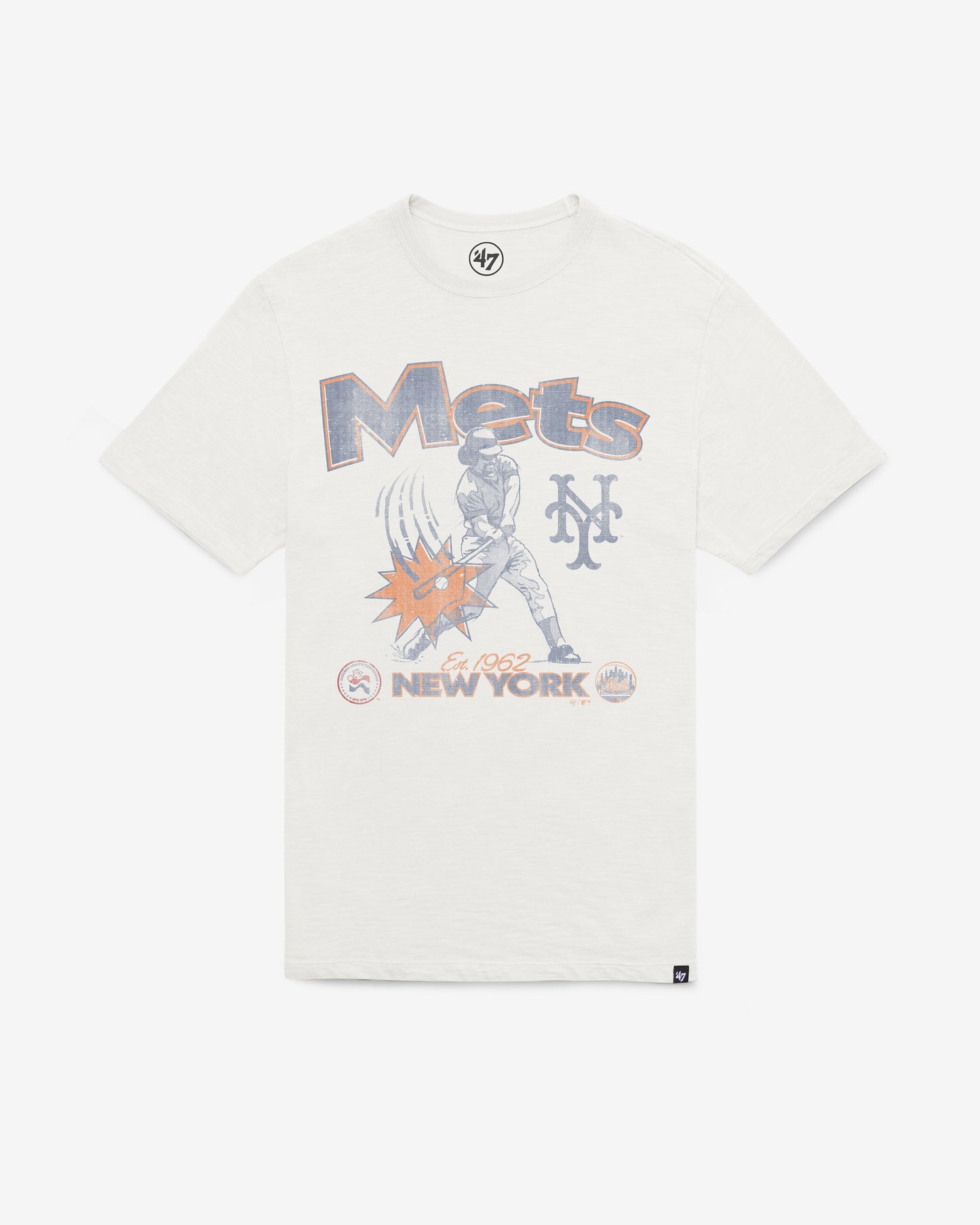 NEW YORK METS COOPERSTOWN SWINGIN' '47 SCRUM TEE