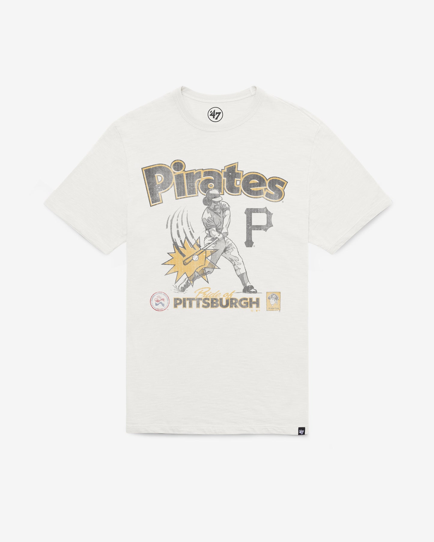 PITTSBURGH PIRATES COOPERSTOWN SWINGIN' '47 SCRUM TEE