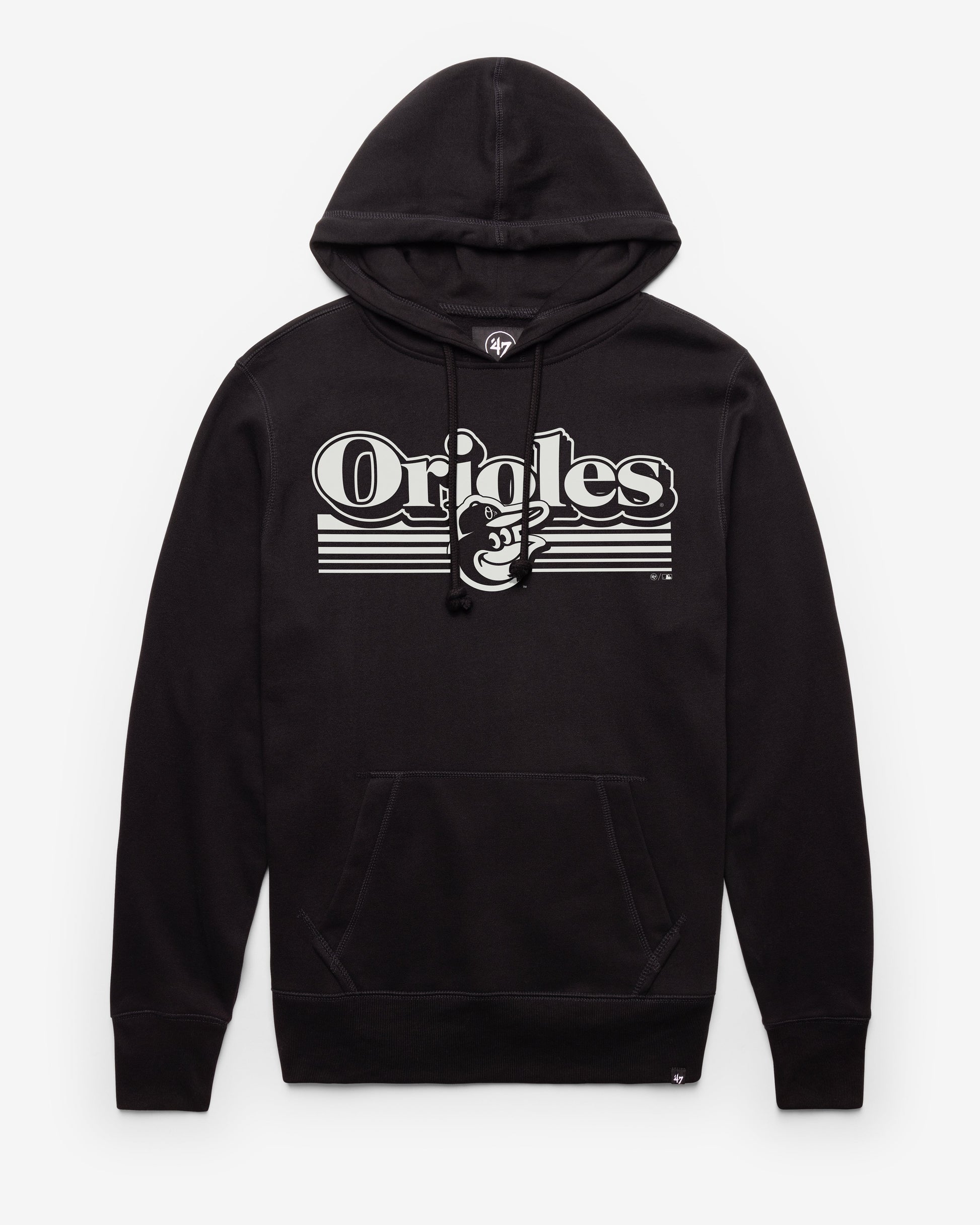 BALTIMORE ORIOLES SCRIPT FADE '47 HEADLINE HOOD