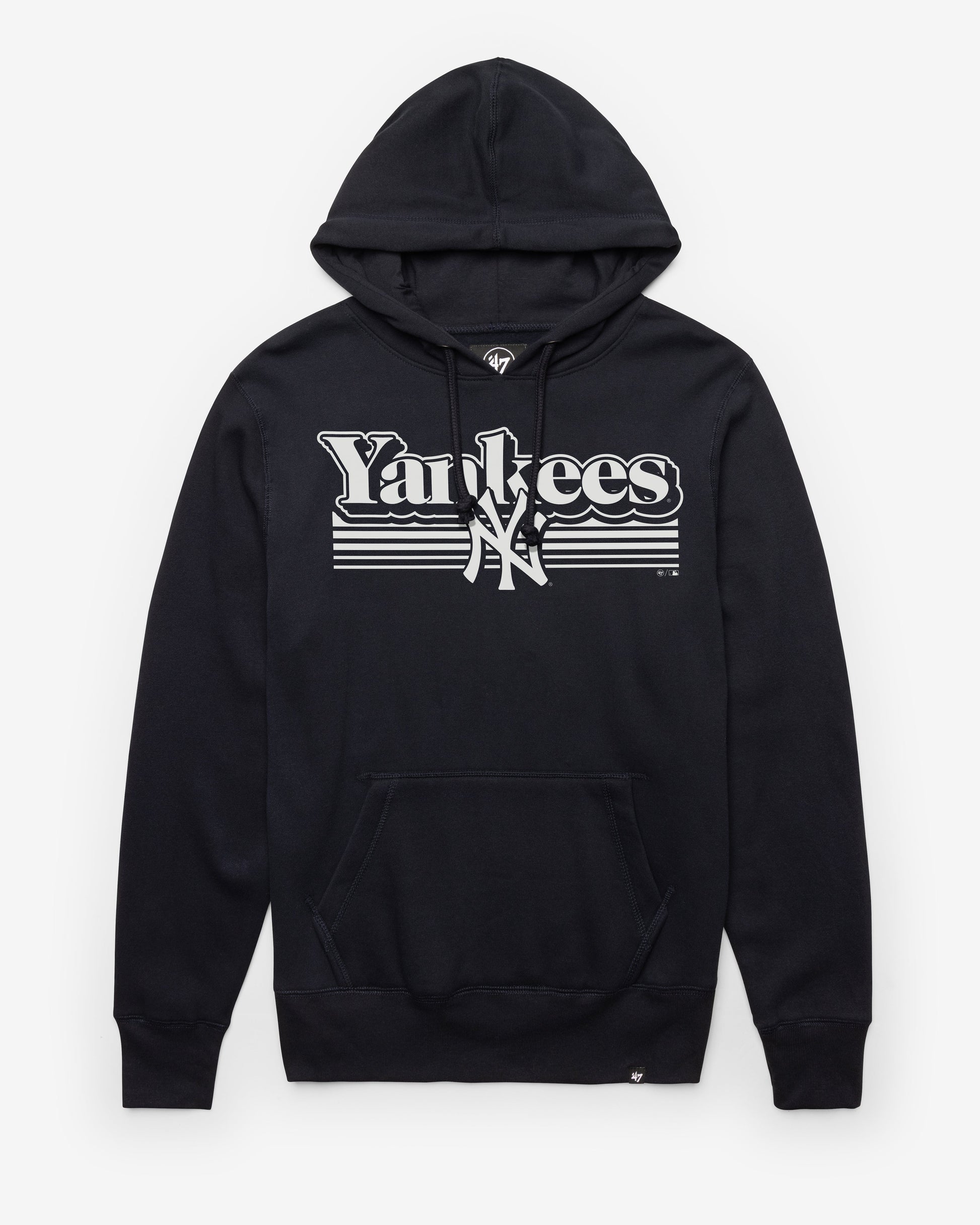NEW YORK YANKEES SCRIPT FADE '47 HEADLINE HOOD