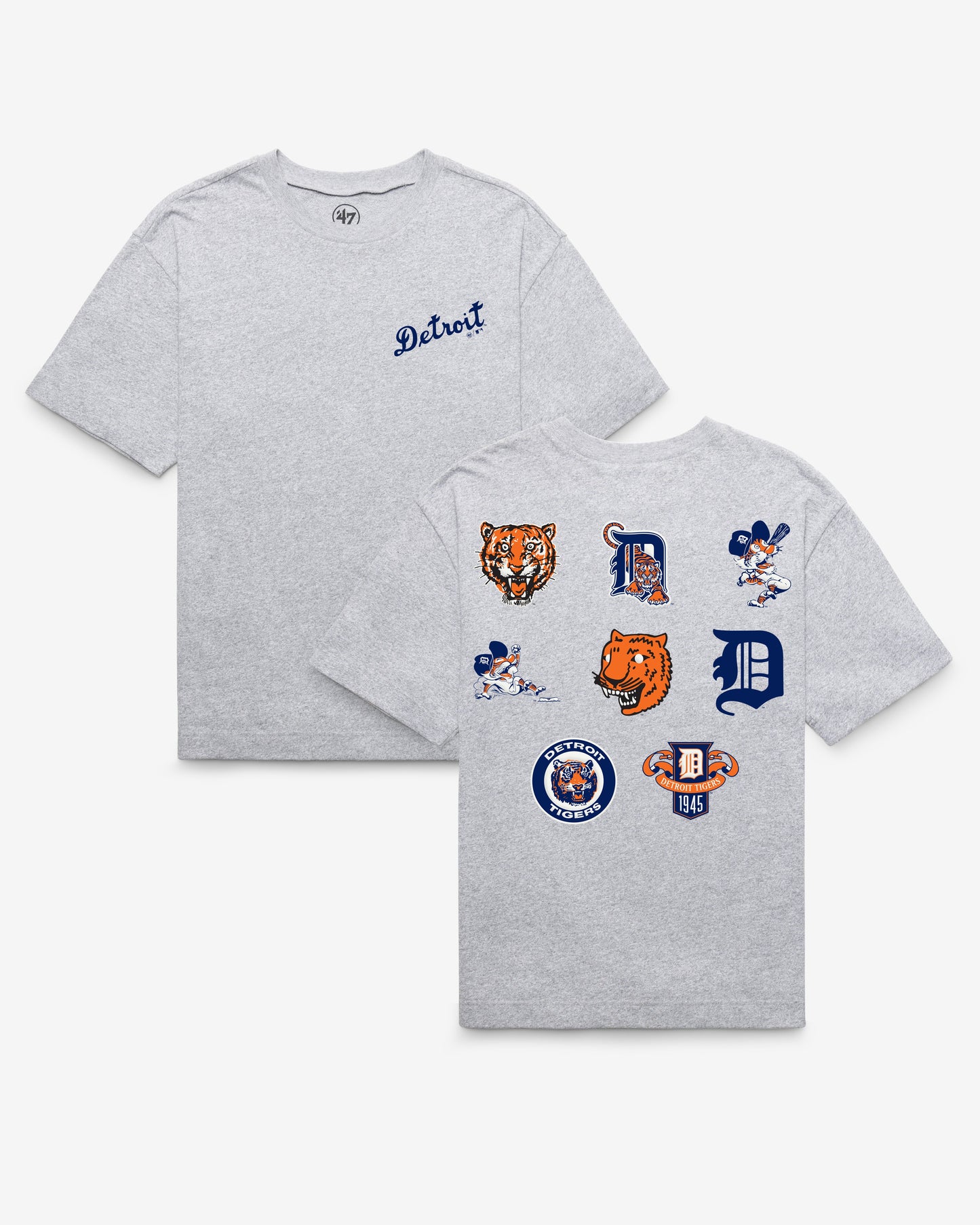 DETROIT TIGERS COOPERSTOWN HISTORY LOCK '47 FOUNDATION TEE