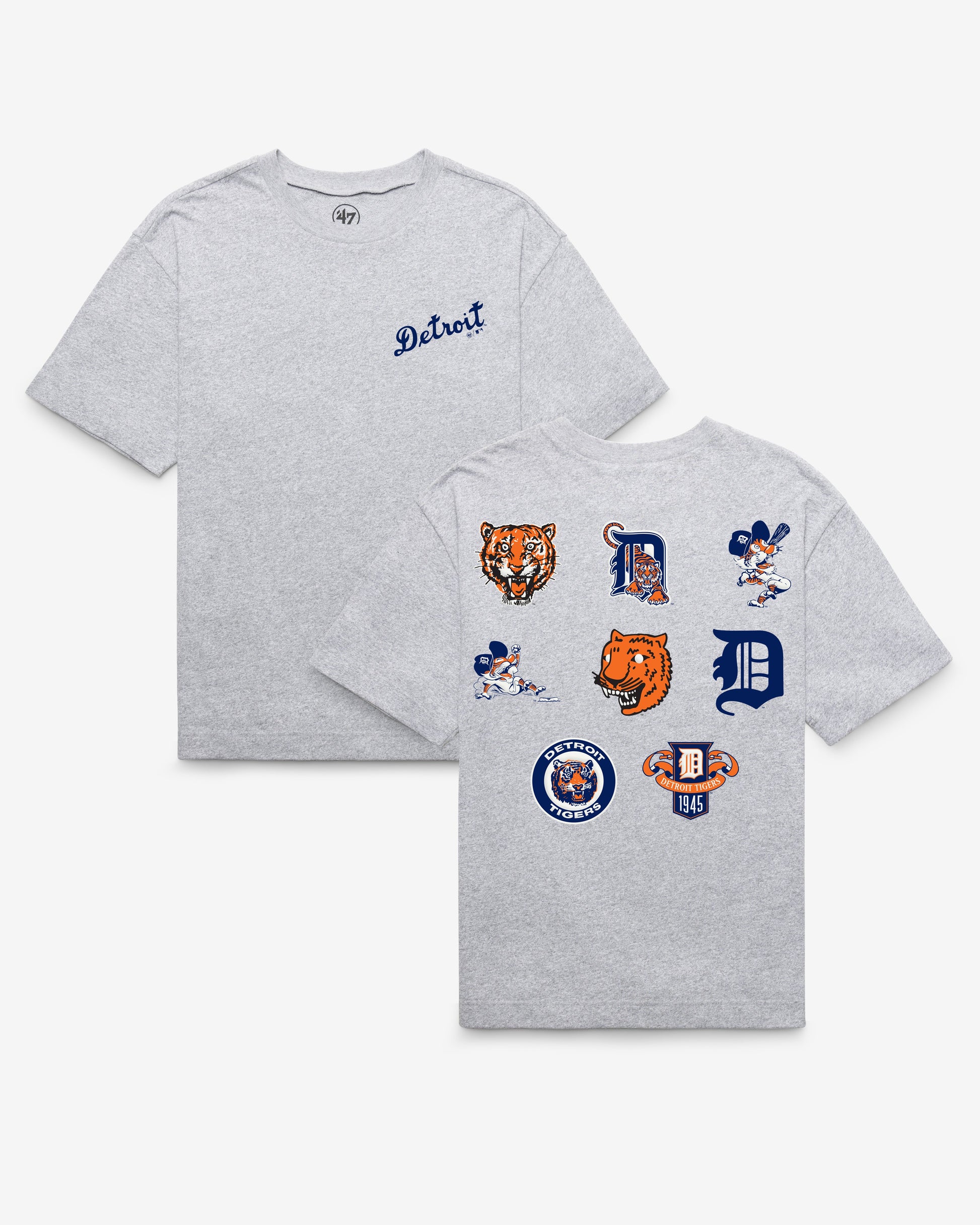 DETROIT TIGERS COOPERSTOWN HISTORY LOCK '47 FOUNDATION TEE