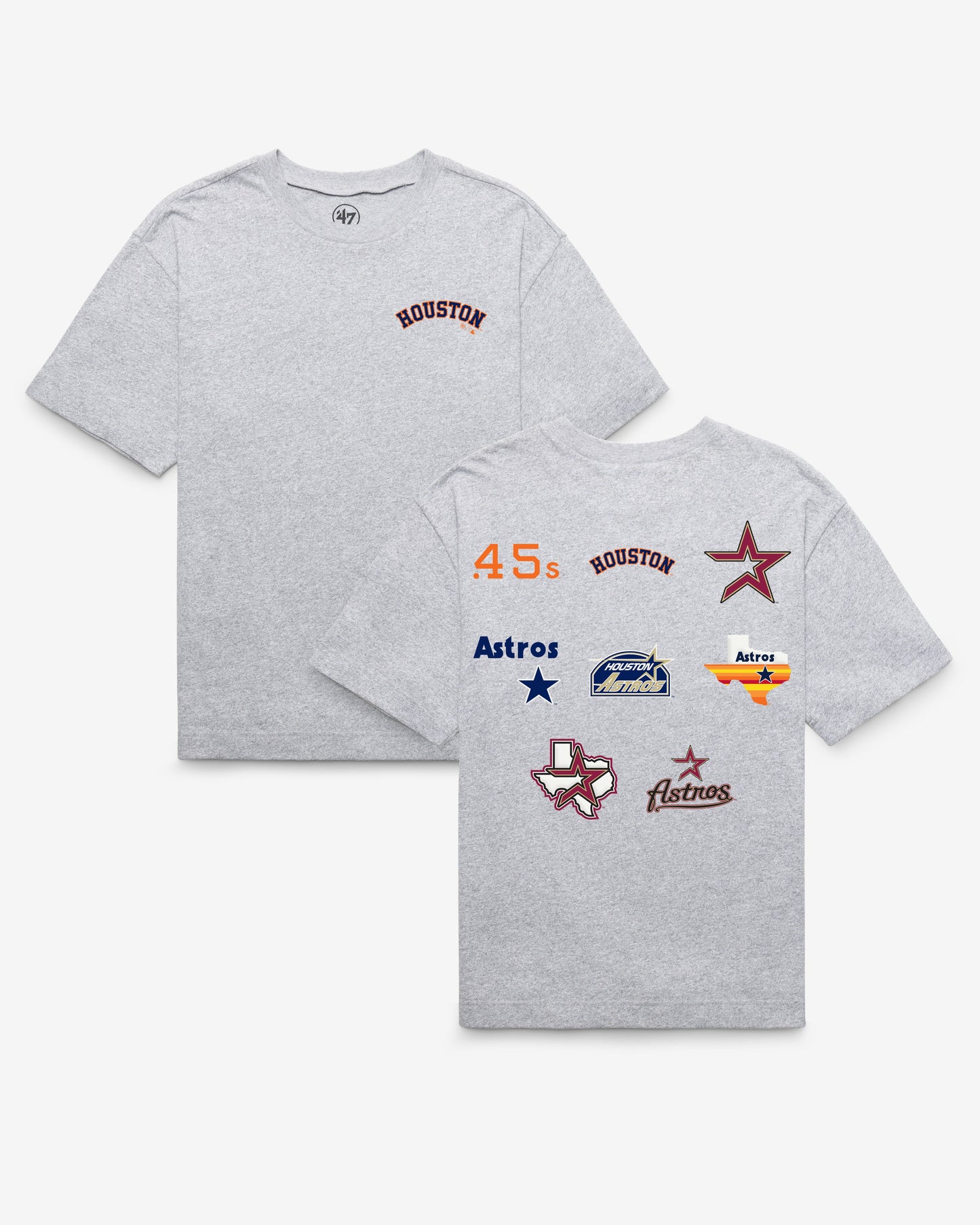 HOUSTON ASTROS COOPERSTOWN HISTORY LOCK '47 FOUNDATION TEE