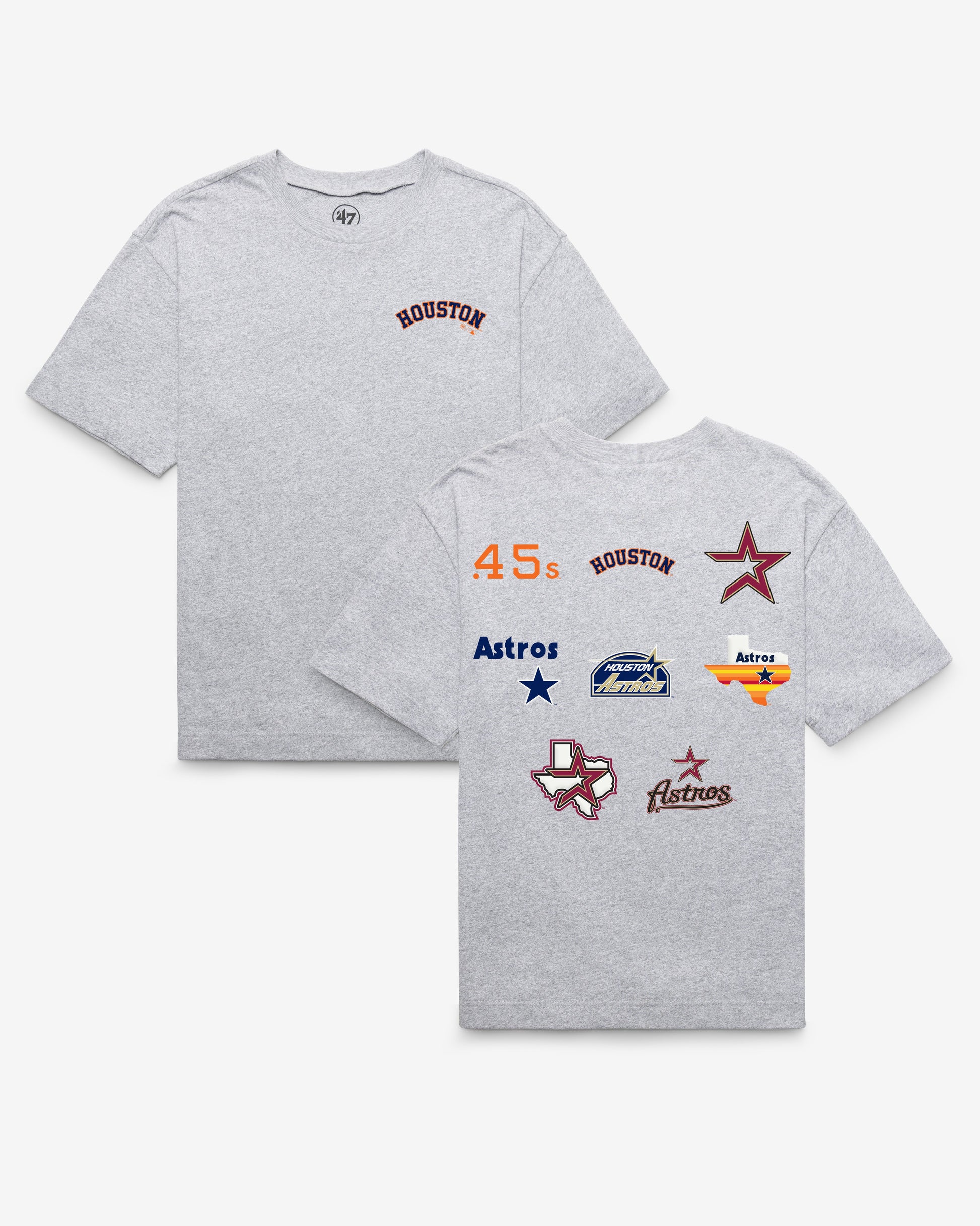 HOUSTON ASTROS COOPERSTOWN HISTORY LOCK '47 FOUNDATION TEE