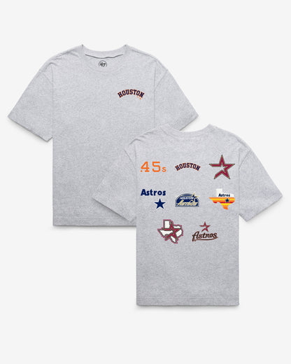 HOUSTON ASTROS COOPERSTOWN HISTORY LOCK '47 FOUNDATION TEE