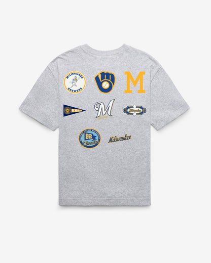 MILWAUKEE BREWERS COOPERSTOWN HISTORY LOCK '47 FOUNDATION TEE