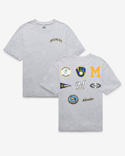 MILWAUKEE BREWERS COOPERSTOWN HISTORY LOCK '47 FOUNDATION TEE