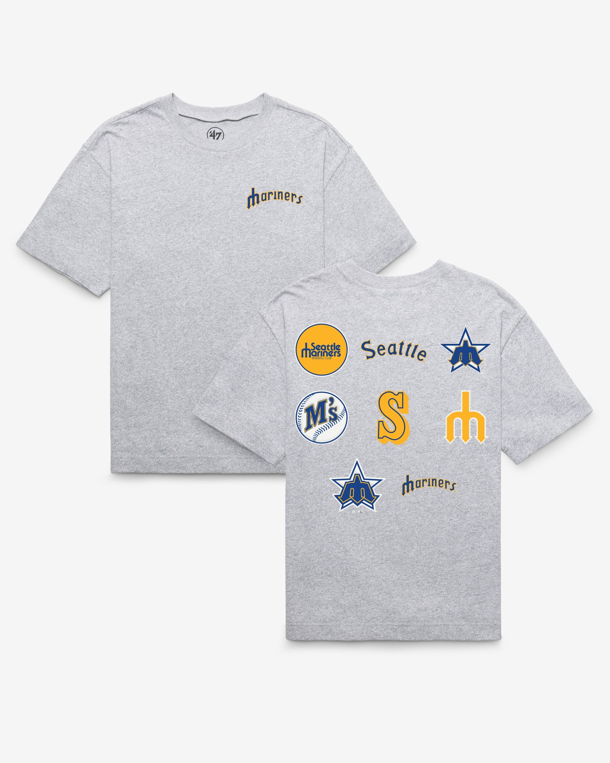 SEATTLE MARINERS COOPERSTOWN HISTORY LOCK '47 FOUNDATION TEE
