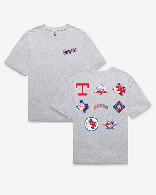 TEXAS RANGERS COOPERSTOWN HISTORY LOCK '47 FOUNDATION TEE