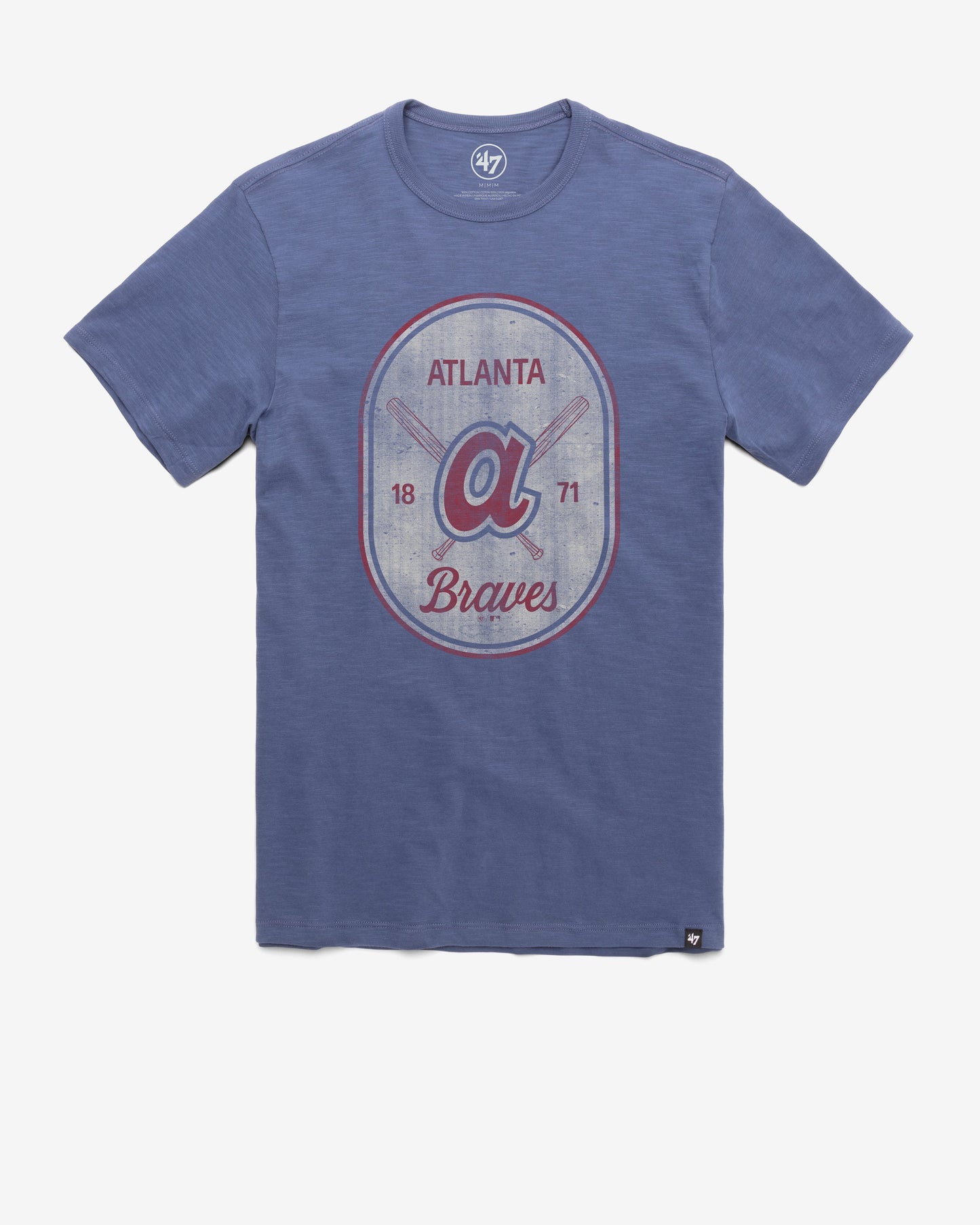 ATLANTA BRAVES COOPERSTOWN CROSS PATCH '47 SCRUM TEE