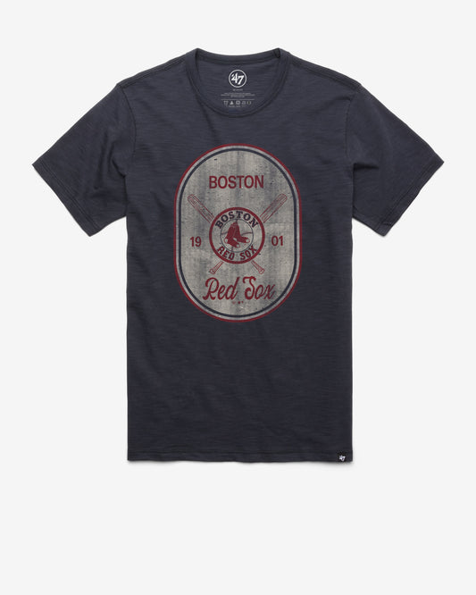 BOSTON RED SOX COOPERSTOWN CROSS PATCH '47 SCRUM TEE