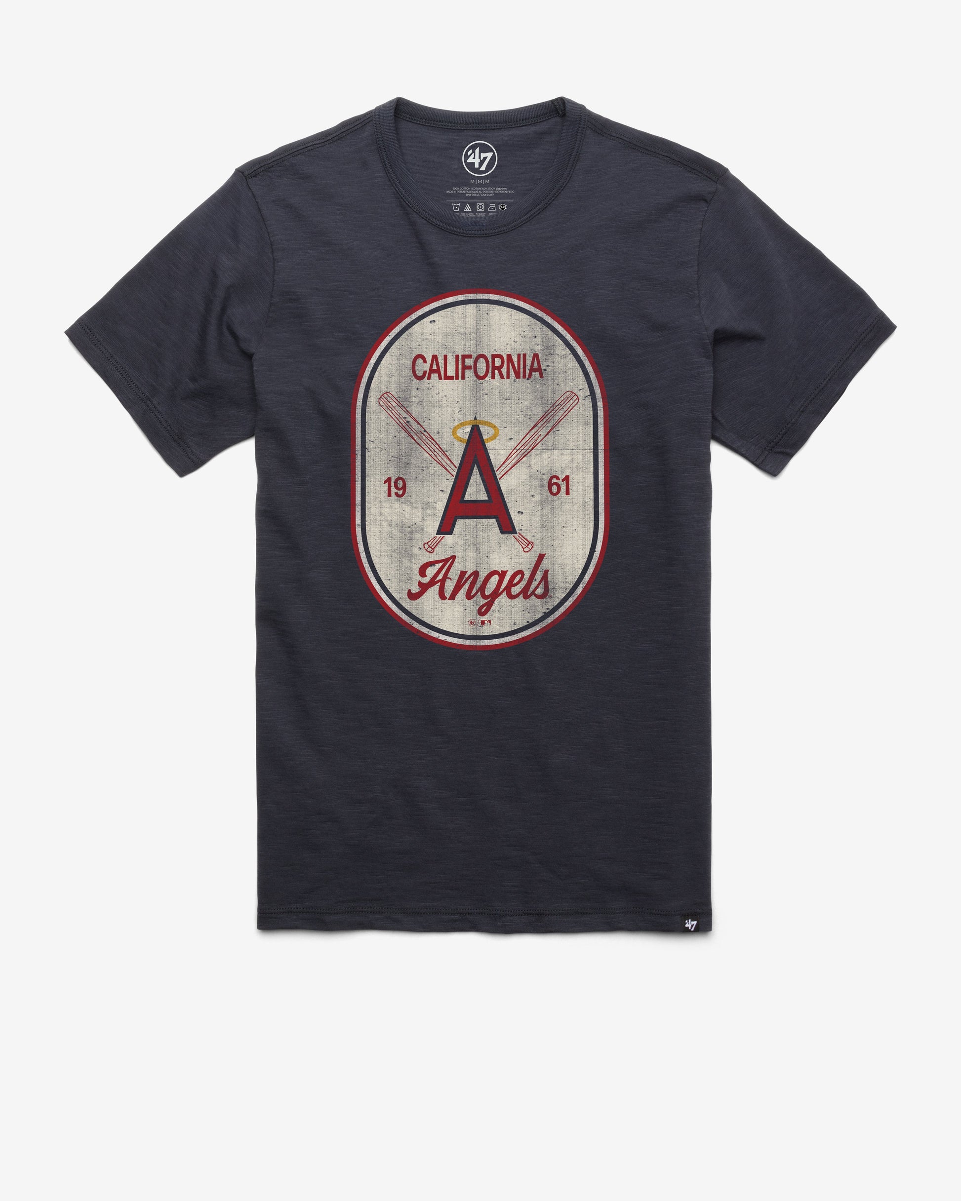 LOS ANGELES ANGELS COOPERSTOWN CROSS PATCH '47 SCRUM TEE