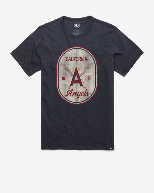 LOS ANGELES ANGELS COOPERSTOWN CROSS PATCH '47 SCRUM TEE